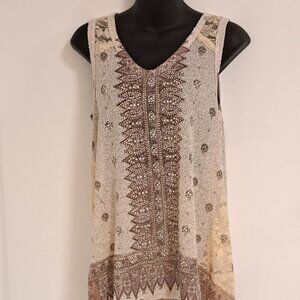 Vocal Sleeveless Tank Top with Rhinestones NWT Size Misses Small